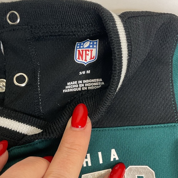Philadelphia Eagles 3/6m Baby - Green - Picture 3 of 4